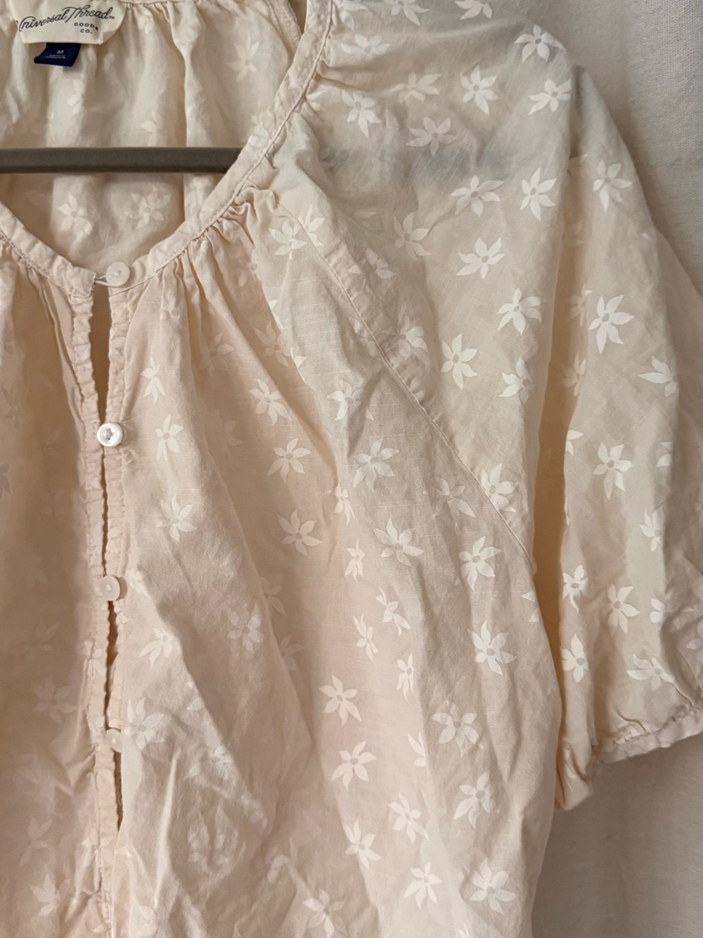 Universal Thread Cotton Boho Button up Blouse - Picture 4 of 6